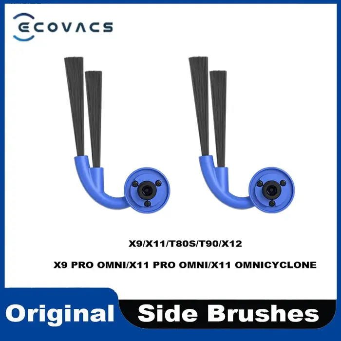 Accessoires de brosse latérale d'origine pour Ecovacs Deebot X12 OMNICYCLONE/ X9 Pro Omni/ T90 Pro