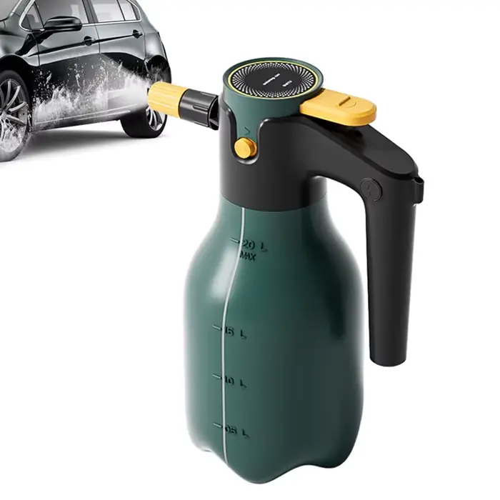 Flacon pulvérisateur de mousse électrique 2L amélioré 60 ° Canon de lavage de voiture haute pressi