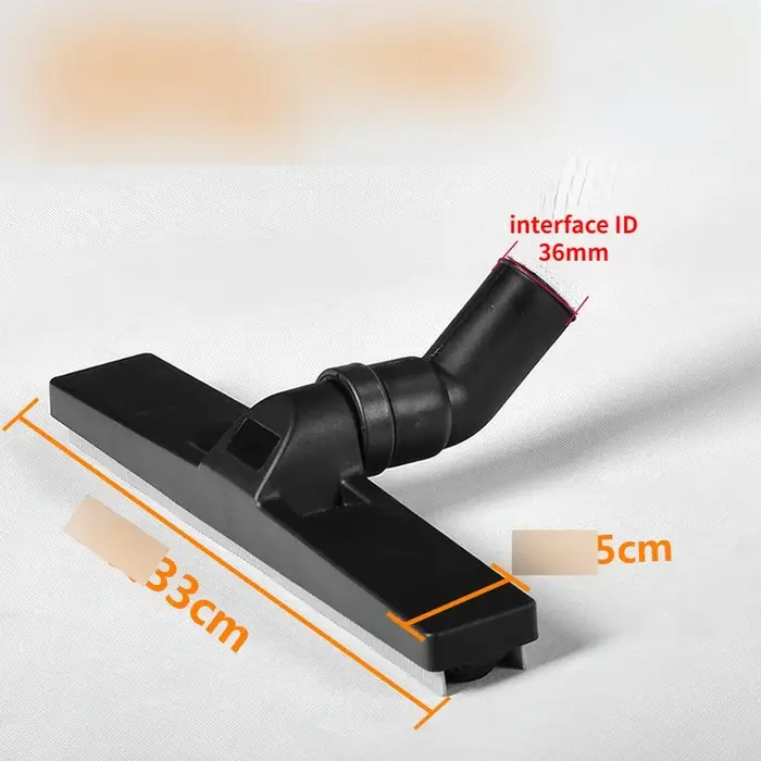 Brosse de tête d'aspirateur industriel pour sol dur