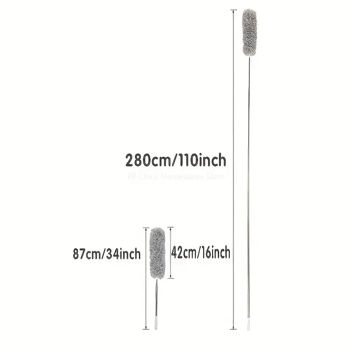 Balai à poussière en plumes de poulet extensible de 2