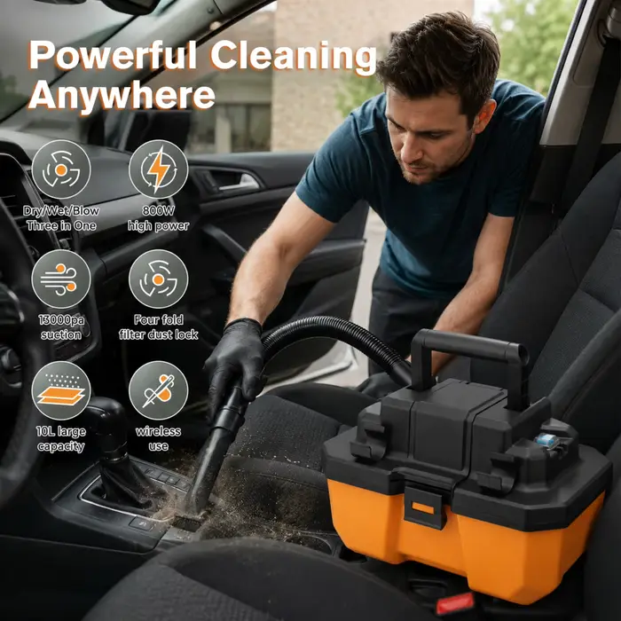 Aspirateur sans fil humide et sec multifonctionnel pour voiture