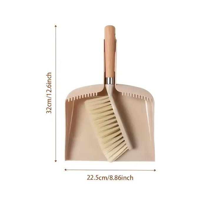 Un ensemble de petites palettes et balai à manche en bois – Convient pour nettoyer les canapés, les 