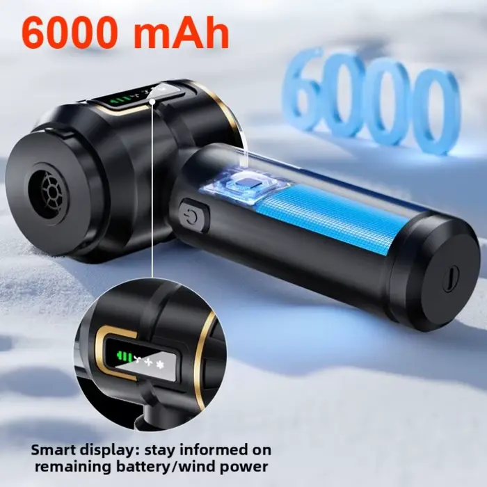 Mini aspirateur de voiture sans fil puissant 998000PA, aspirateur portable sans fil pour voiture