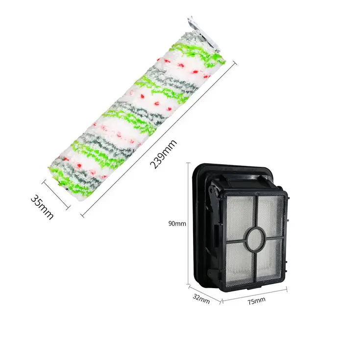 HEPA Pound-Brosses à rouleau principal pour Bissell Crosswave