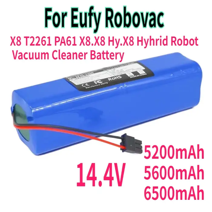 Batterie au lithium 14.4V/14.8V, pour aspirateur Robot hyhride Eufy Robovac X8 T2261 PA61 X8.X8 Hy.X