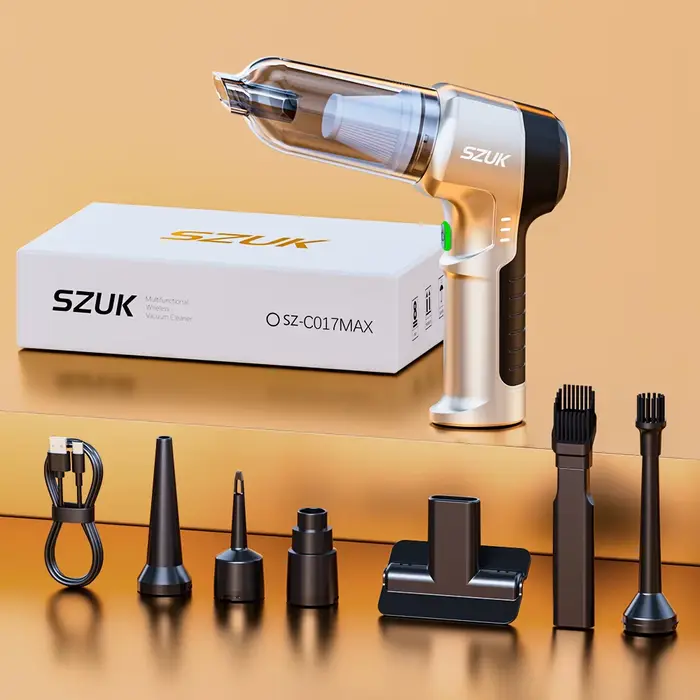Aspirateur de voiture SZUK C017MAX, 18000PA, forte aspiration, machine de nettoyage portable, aspira