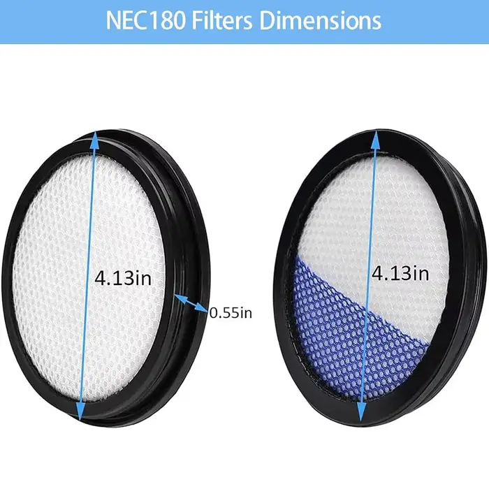 Filtre HEPA pour aspirateur Eureka RapidClean Pro sans fil NEC190 NEC180 NEC185 NEC186 NEC280TL NEC380 NEC480