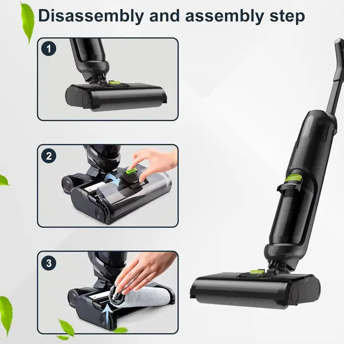 Ensemble d'accessoires de rouleau de brosse éponge pour aspirateur sec/humide Eureka NEW400