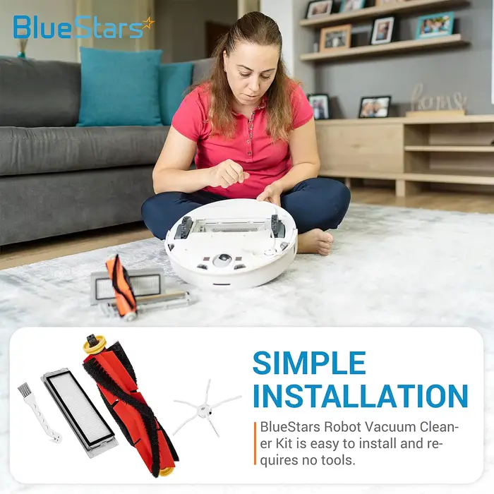 Filtre de vadrouille à brosse latérale principale pour aspirateur Robot Roborock E3 E4 E5 S4 S4 Max S5 Max pour Xiaomi Mijia 1S SDJQR01RR SDJQR02RR