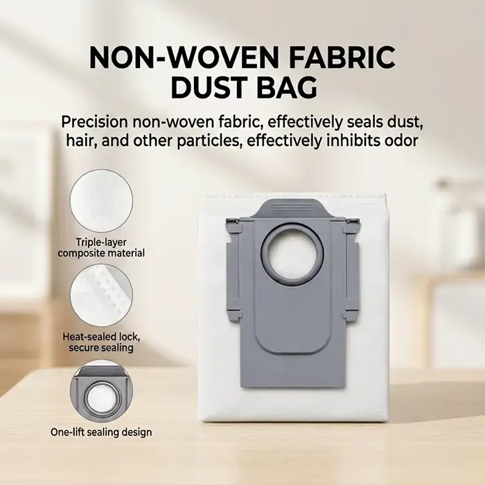 Accessoires pour aspirateur robot Roborock S8 MaxV Ultra : sac à poussière