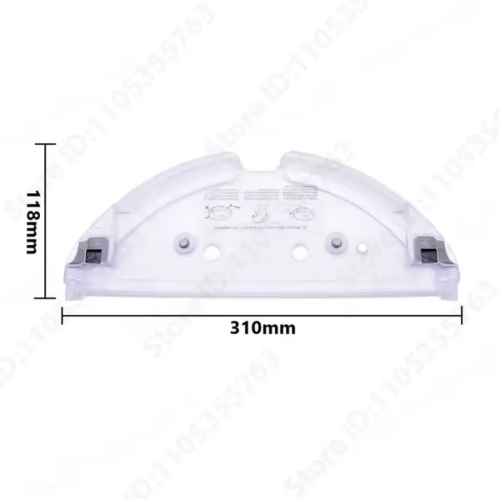 Accessoires pour aspirateur Roborock S5 MAX S50 MAX S55 MAX S6 MAXV : filtre HEPA, brosse latérale principale, réservoir d'eau, plateau, serpillière, boîte à poussière