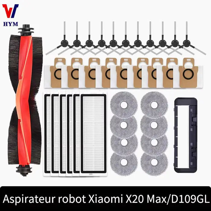 Pièces et accessoires pour aspirateur Robot Xiaomi X20 Max / D109GL