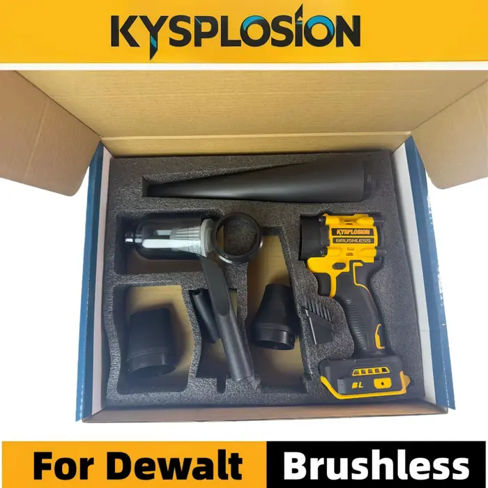 Pour DeWALT 20V batterie sans brosse aspirateur sans fil souffleur plumeau d'air 2 en 1 portable tap