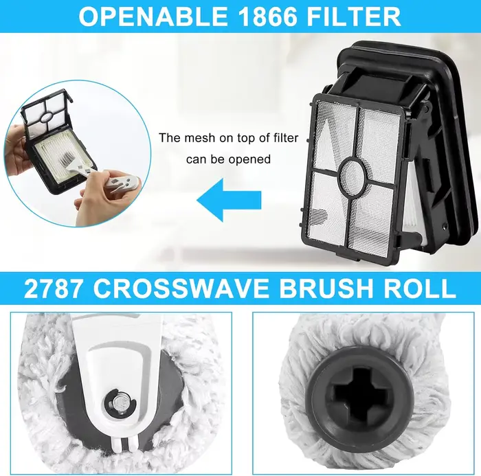 Pièces de rechange pour Bissell CrossWave sans fil Max 2554 2554A 2590 2593 2596 2597 HydroSteam Plus série 3515 35151 3513 3518