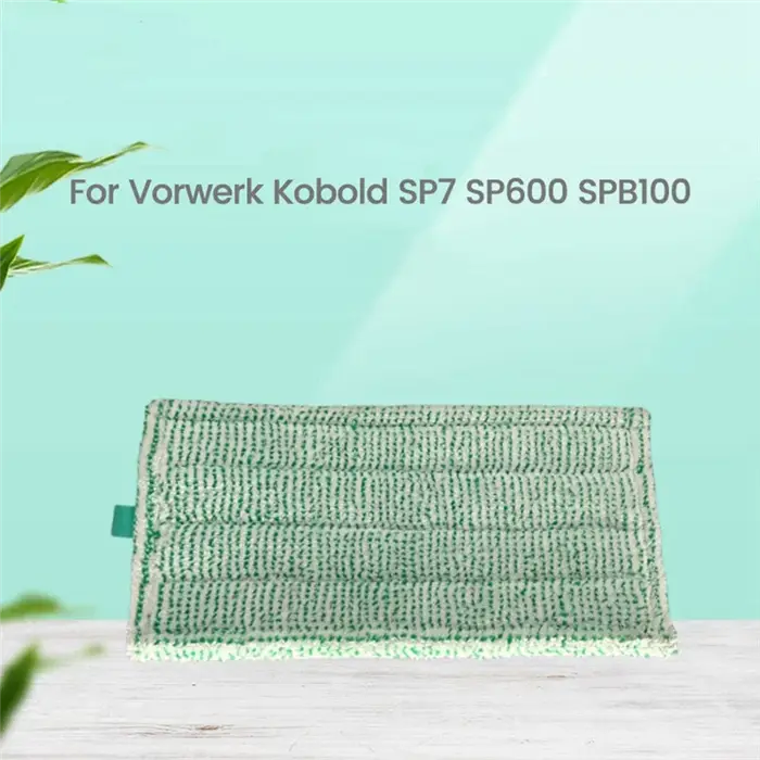 B59B-4PCS vadrouille tissu Forvorwerk Kobold SP7 SP600 SPB100 aspirateur remplacer chiffons de nettoyage en microfibre réutilisable lavable