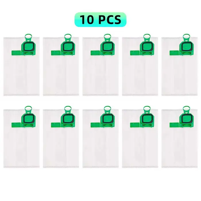 10 pièces sac à poussière Compatible avec Vorwerk VK140 VK150 sac poubelle FP140 Bo vitesse Kobold a
