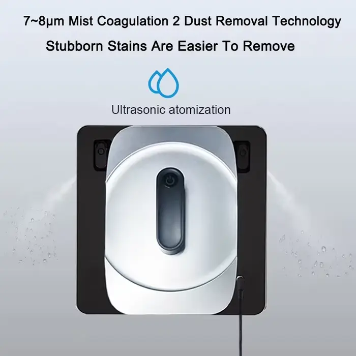 Robot nettoyeur de vitres Purerobo W-S8S avec application