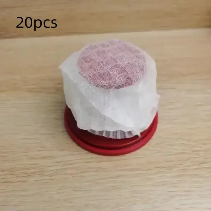 20 pièces de couvercle de protection de filtre d'aspirateur jetable