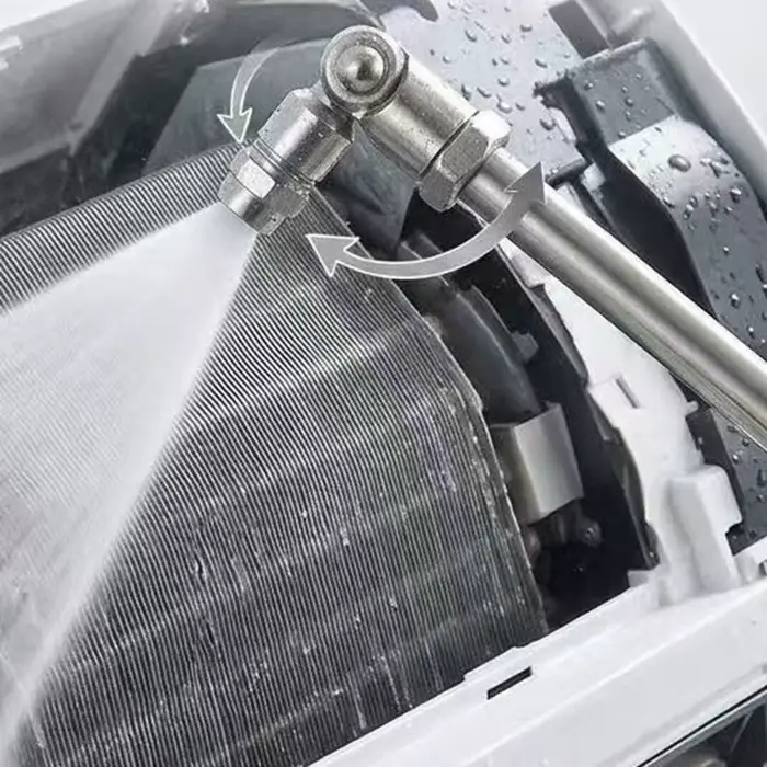 Lance de nettoyage haute pression universelle avec buse rotative pour climatiseur