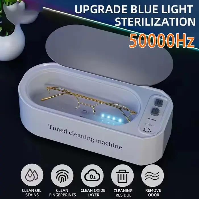 Nettoyeur à ultrasons 2026 50KHz pour lunettes