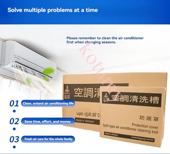 Outil de nettoyage de climatiseur de Type fendu