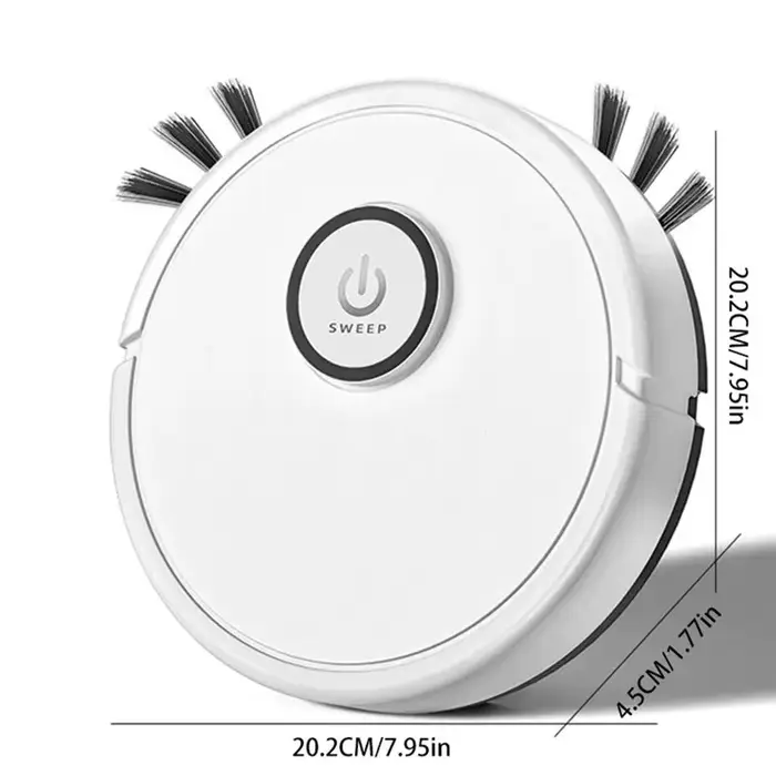 A98I-Smart Robot aspirateur 3 en 1 vadrouille Charge automatique forte aspiration 6000Pa pour poils d'animaux sol dur