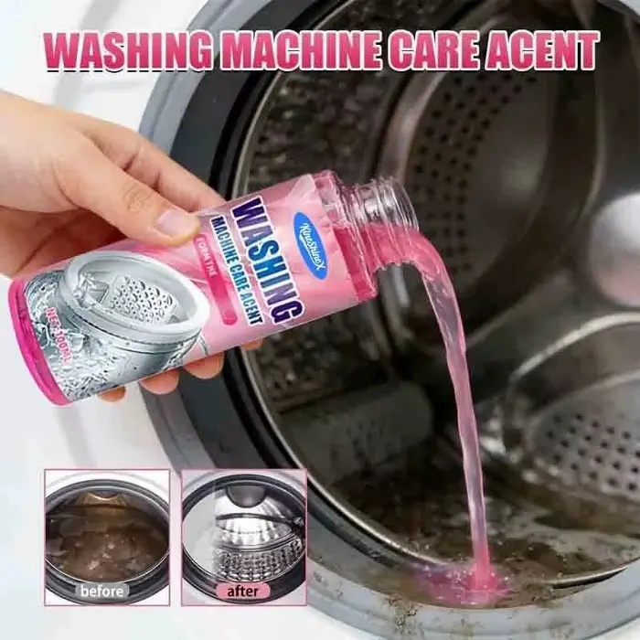Nettoyant pour lave-linge : Nettoyage en profondeur du tambour, élimine la saleté et les odeurs, dis