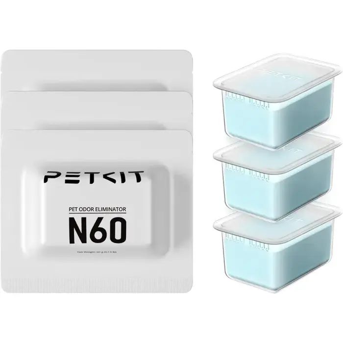 PETKIT N60 contrôle des odeurs d'animaux pour Purobot Ultra Purobot Max Pro bac à litière autonettoyant pour chat longue durée efficace supprimer les odeurs
