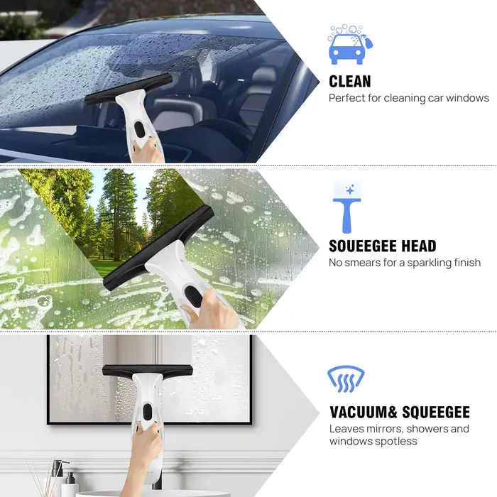 Nettoyeur de vitres électrique sans fil rechargeable