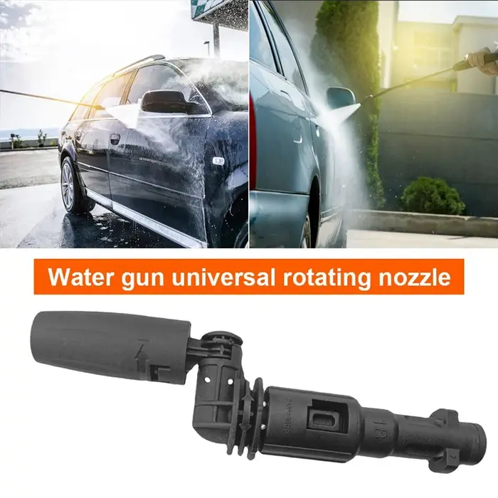 Pistolet à eau haute pression 360 ° La buse rotative à degrés peut être ventilée ou au Jet d'eau droit
