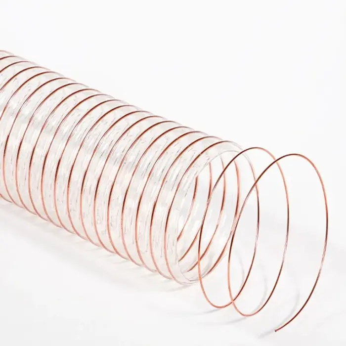 Tuyau d'aspiration de poussière en PU transparent de 1 mètre