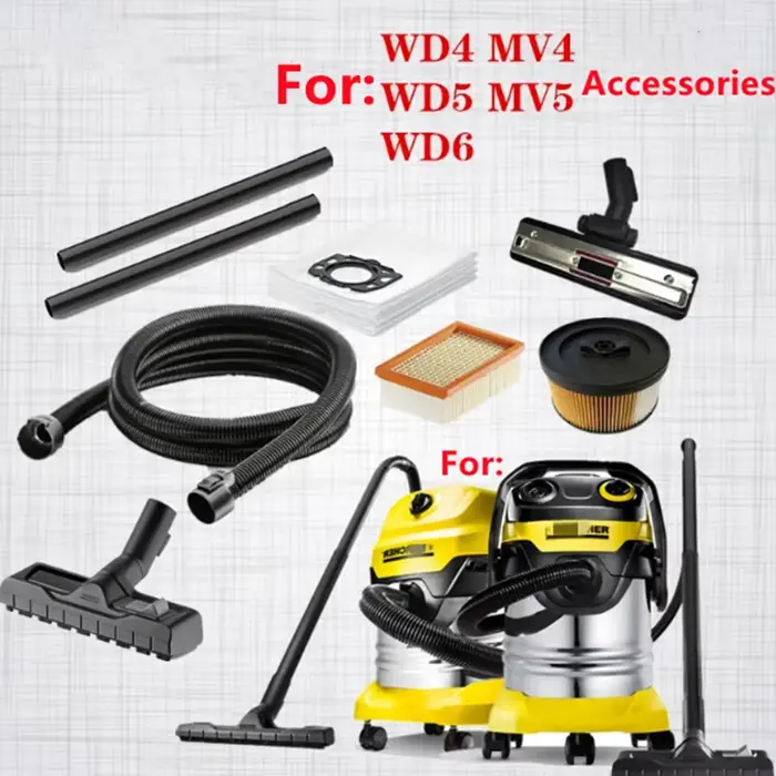 Brosse de sol et de canapé pour Karcher WD4, MV5, WD5, MV5, WD6, MV6, pièces de rechange pour aspirateur à sec, accessoires