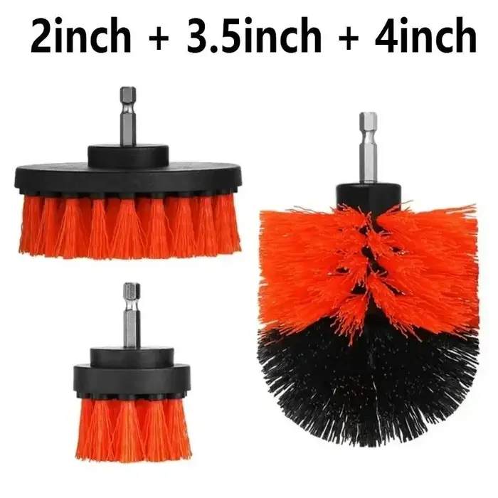 Ensemble de brosses de nettoyage pour perceuse