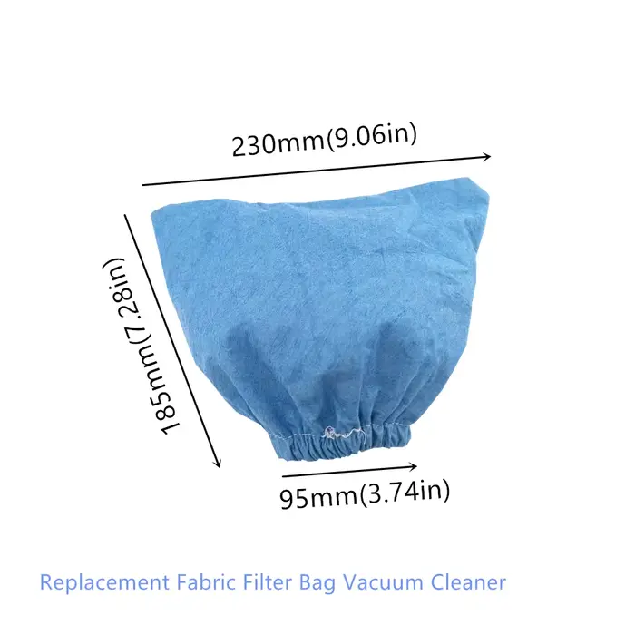 Sac filtrant en tissu, 3 pièces