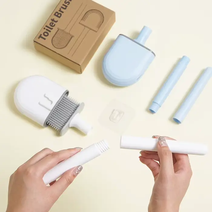 Brosse de toilette souple à poils flexibles