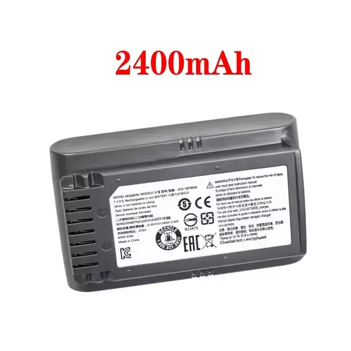 100% batterie de balayeuse originale VCA-SBT90 pour Samsung Vs9000 Jet90 Jet75 Jet90E