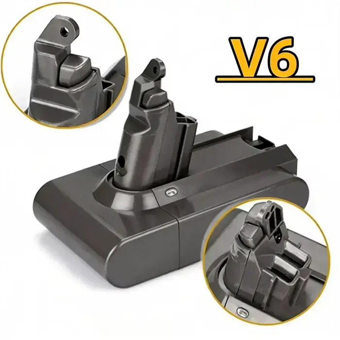 Batterie 21, 6 V 12800 mAh pour aspirateur Dyson V6