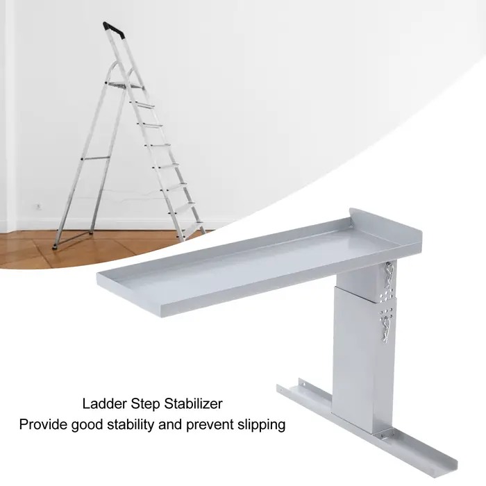 Support d'escalier stabilisateur pliable en acier allié pour échelles télescopiques droites