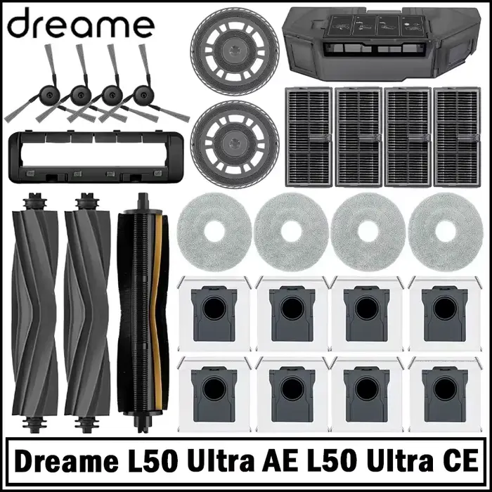 Pièces détachées pour robot aspirateur Dreame L50 Ultra AE / L50