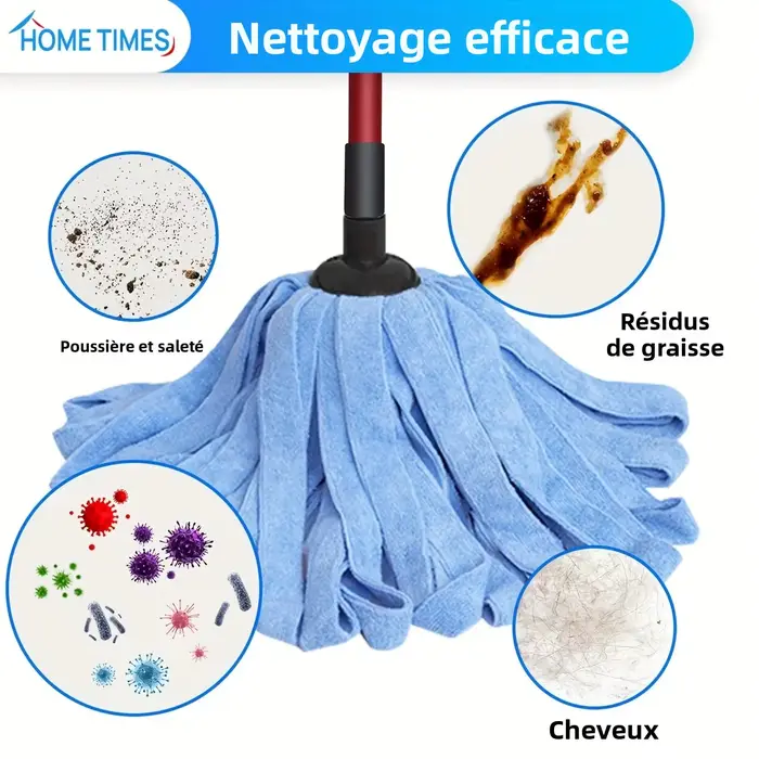 Accessoires de vadrouille rotative de remplacement pour système de réservoir Vileda/o-ceda 1