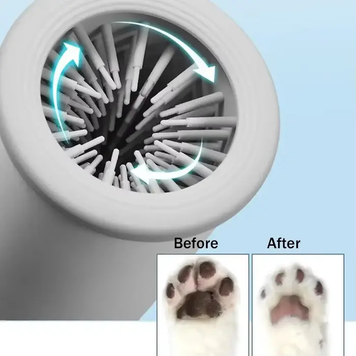 Nettoyeur automatique de pattes de chien
