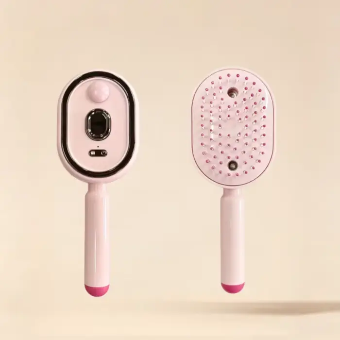 Brosse à cheveux électrique humide, pulvérisation d'eau, lisseur rechargeable – Coiffage sans fil po