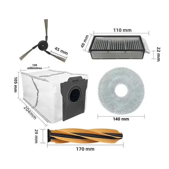 HOME TIMES – accessoires pour aspirateur Robot Mova V50 Ultra complet/P50s