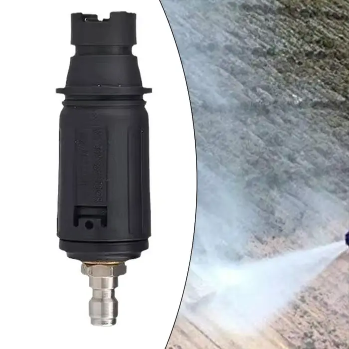 Buse de nettoyeur haute pression à angle réglable 3000 PSI - Pulvérisateur à connexion rapide 1/4'' pour le nettoyage de voitures et de jardins