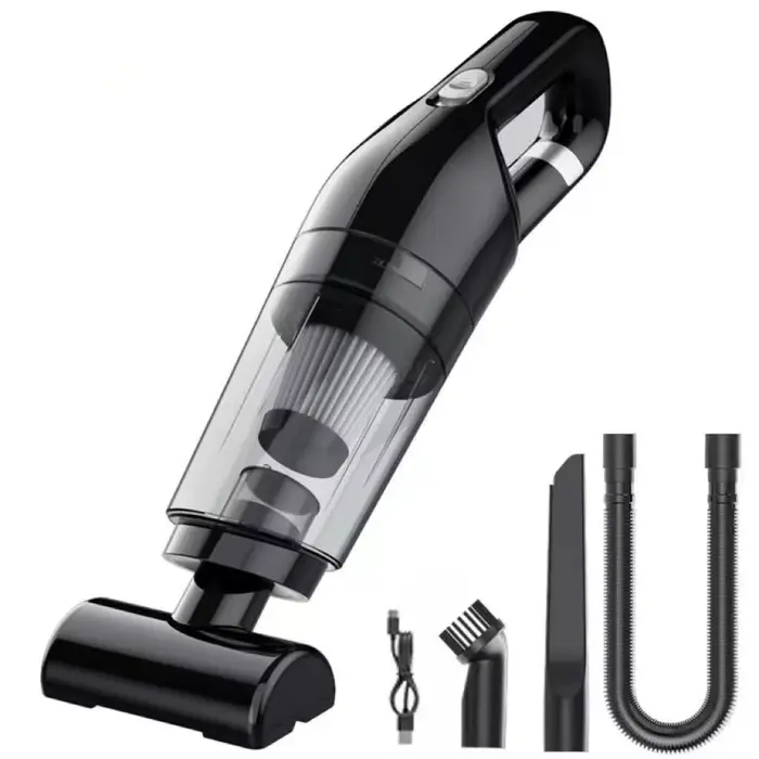 Aspirateur à main sans fil, Rechargeable, pour voiture, maison, double usage, collecteur de poussière, poils d'animaux, 10000PA