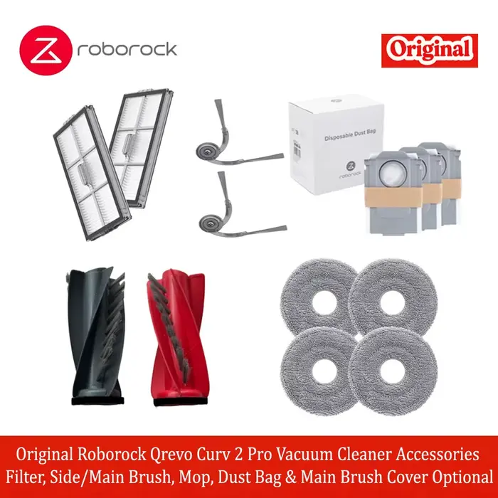 Accessoires pour aspirateur Roborock Qrevo Curv 2 Pro : filtre
