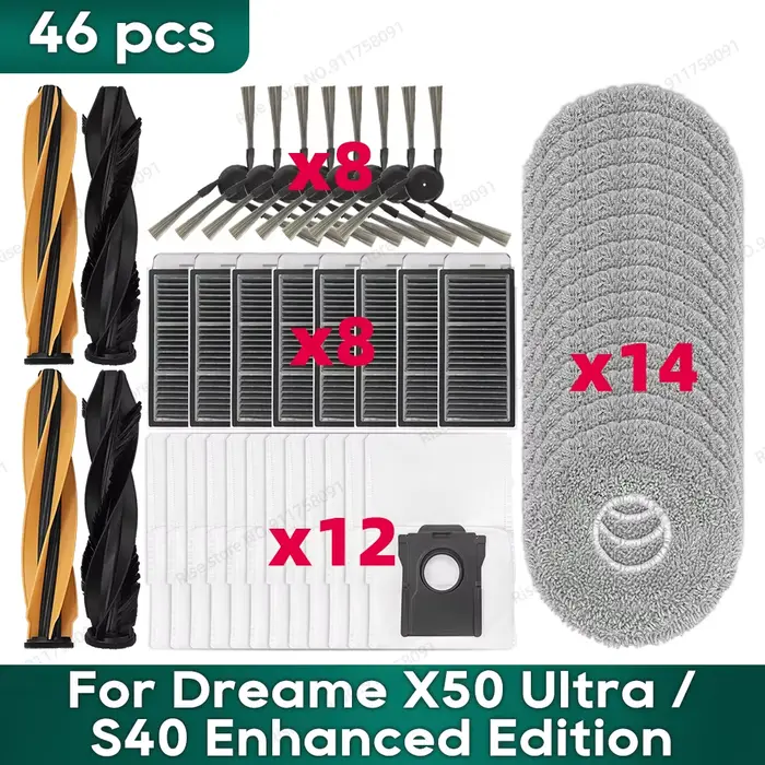 Compatible pour Mova V50 Ultra / P50s Ultra