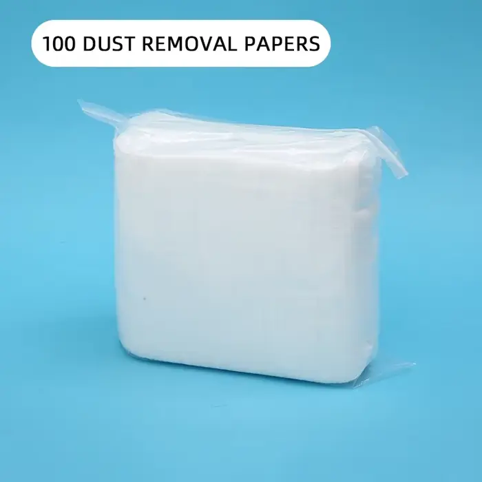 100 pièces Tête de rechange jetable en tissu pour balai serpillère