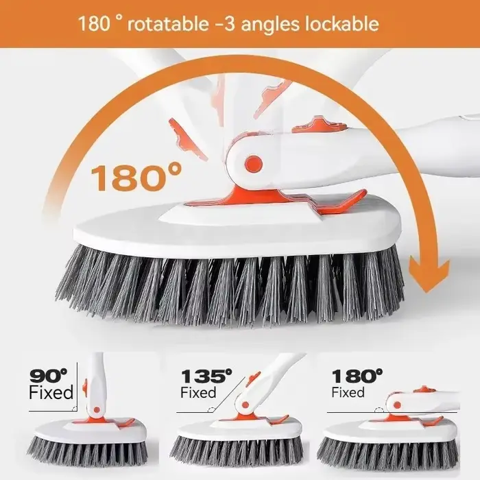 Brosse de sol rotative à 180 °