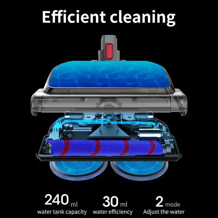 Tête de vadrouille électrique chaude pour aspirateur Dyson V7 V8 V10 V11 V15